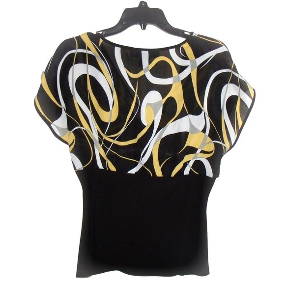 Blue Diamond Sheer Top Size M - Picture 2 of 4